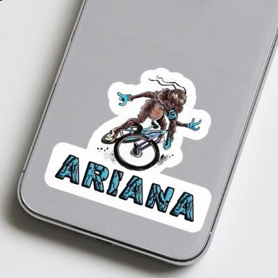 Mountainbiker Sticker Ariana Image