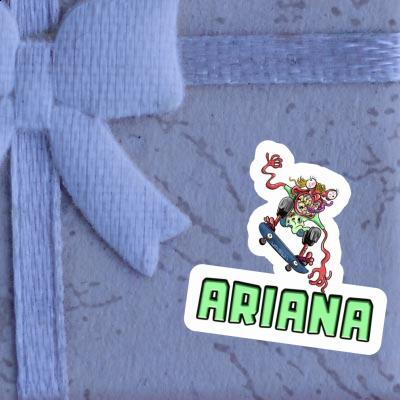 Sticker Skateboarder Ariana Laptop Sticker Skateboarder Ariana Laptop Image