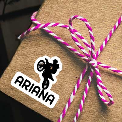 Aufkleber Ariana Motocross-Fahrer Gift package Image