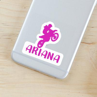 Aufkleber Motocross-Fahrer Ariana Laptop Aufkleber Motocross-Fahrer Ariana Laptop Image