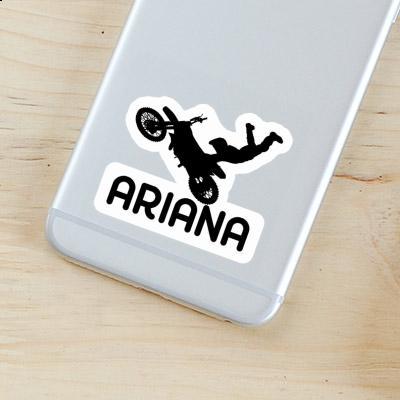 Aufkleber Ariana Motocross-Fahrer Laptop Aufkleber Ariana Motocross-Fahrer Laptop Image