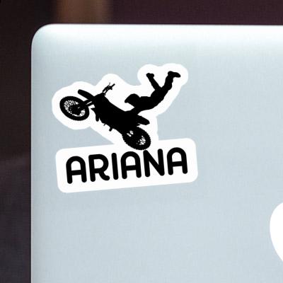 Motocross Rider Sticker Ariana Image
