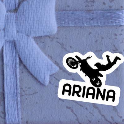 Aufkleber Ariana Motocross-Fahrer Notebook Aufkleber Ariana Motocross-Fahrer Gift package Image