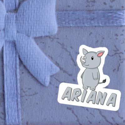 Rhinoceros Sticker Ariana Gift package Image