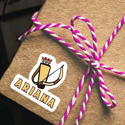 Pfeilbogen Aufkleber Ariana Notebook Image