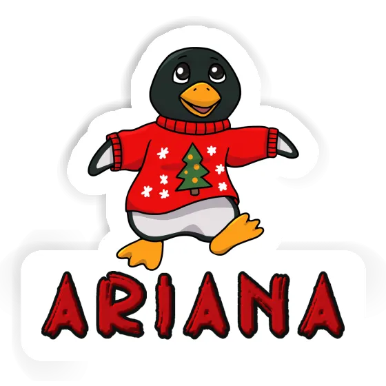 Pingouin de Noël Autocollant Ariana Laptop Pingouin de Noël Autocollant Ariana Laptop Image