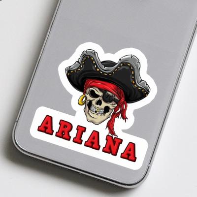 Ariana Aufkleber Piratenkopf Gift package Image