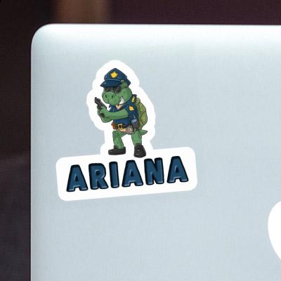 Autocollant Ariana Policier Notebook Autocollant Ariana Policier Notebook Image