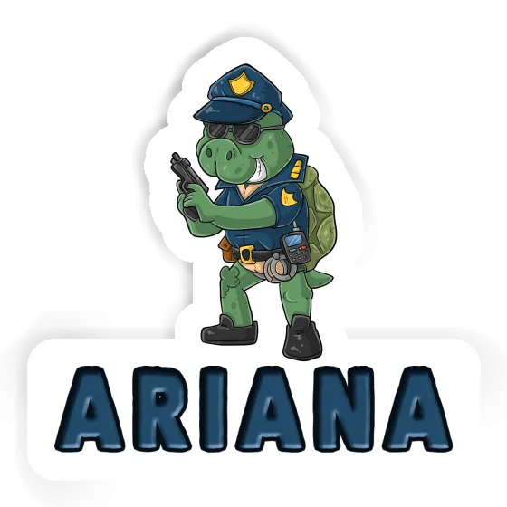 Autocollant Ariana Policier Notebook Autocollant Ariana Policier Gift package Image