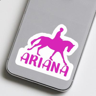 Aufkleber Reiterin Ariana Notebook Image