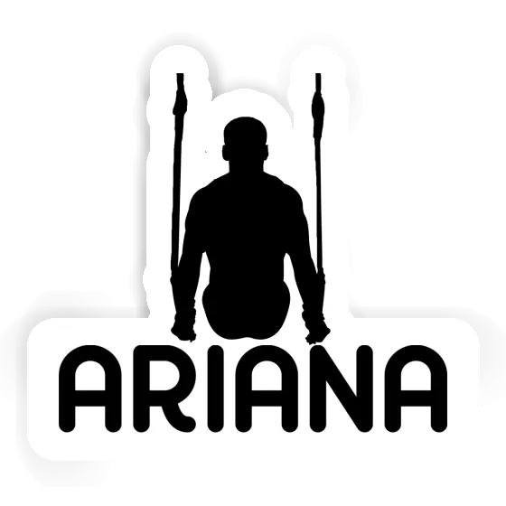 Aufkleber Ariana Ringturner Notebook Image