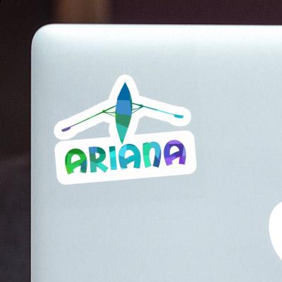 Bateau à rames Autocollant Ariana Laptop Bateau à rames Autocollant Ariana Laptop Image