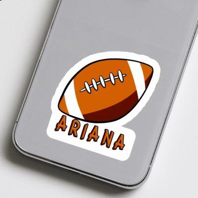 Rugby Ball Sticker Ariana Image