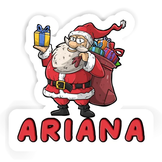 Sticker Ariana Weihnachtsmann Gift package Image