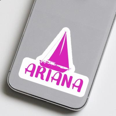 Sailboat Sticker Ariana Notebook Image