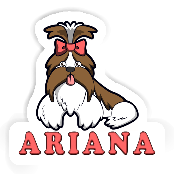 Sticker Ariana Shih Tzu Notebook Sticker Ariana Shih Tzu Notebook Image