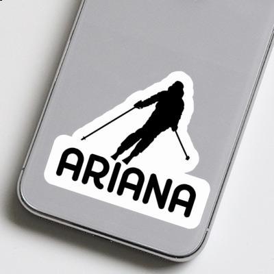 Sticker Skifahrerin Ariana Gift package Image
