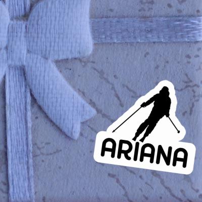 Sticker Skifahrerin Ariana Gift package Image