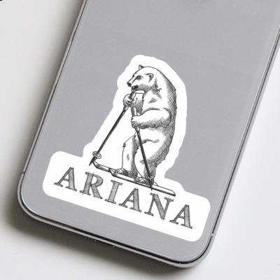 Aufkleber Skifahrer Ariana Laptop Aufkleber Skifahrer Ariana Laptop Image