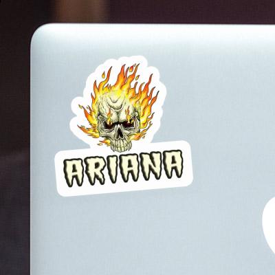 Sticker Totenkopf Ariana Gift package Image
