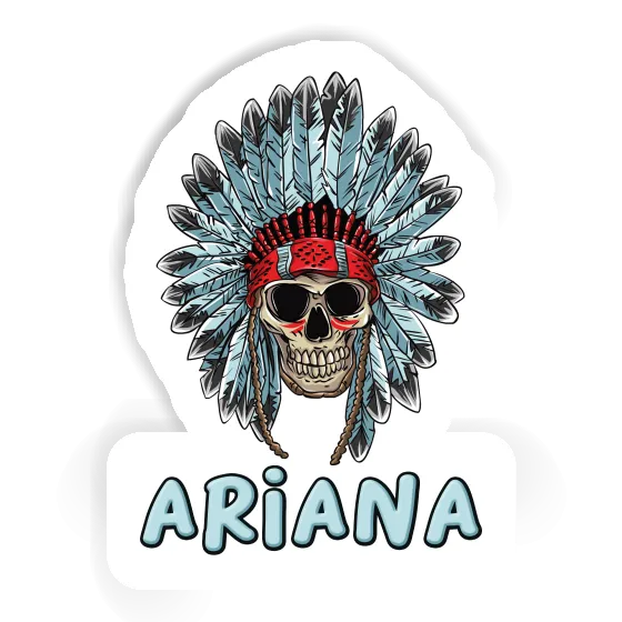 Indian Sticker Ariana Notebook Image