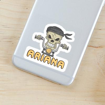 Sticker Ariana Motorbike Rider Laptop Image