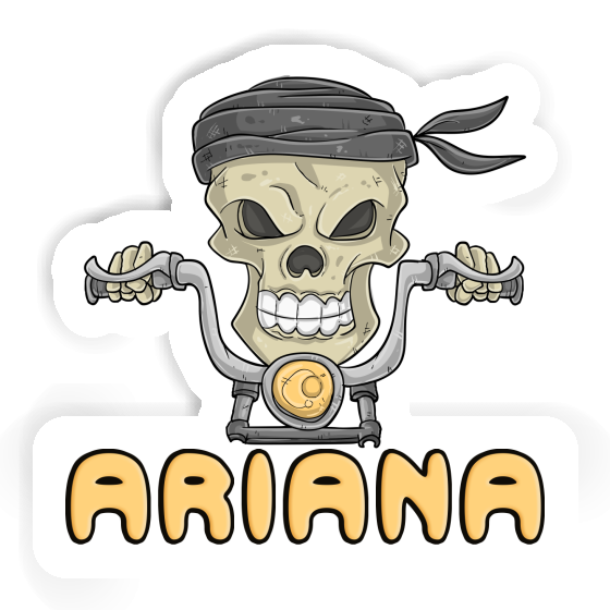 Töffahrer Sticker Ariana Notebook Image