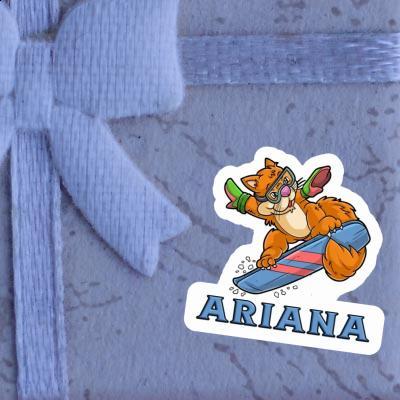 Sticker Boarderin Ariana Laptop Image