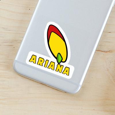 Ariana Sticker Surfboard Image