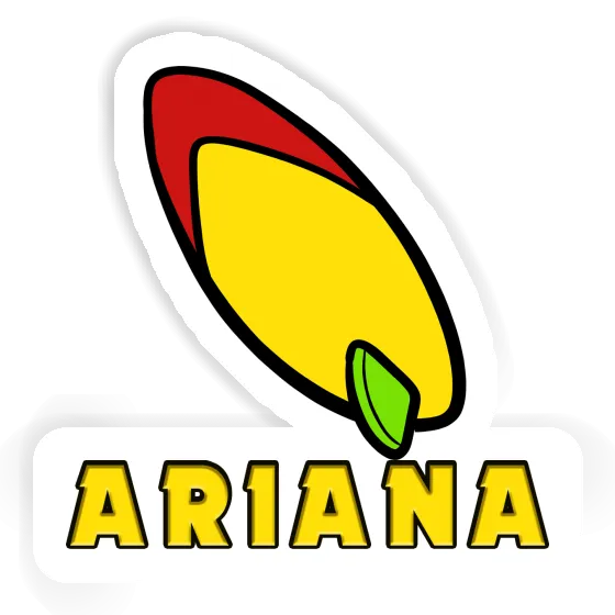Surfboard Aufkleber Ariana Image