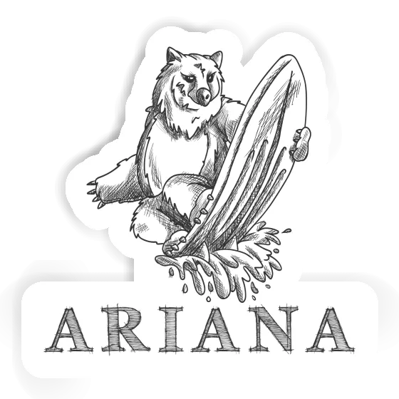 Autocollant Ariana Surfeur Laptop Autocollant Ariana Surfeur Laptop Image