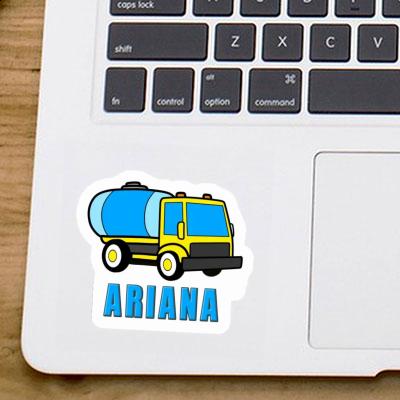 Sticker Ariana Wassertransporter Notebook Image