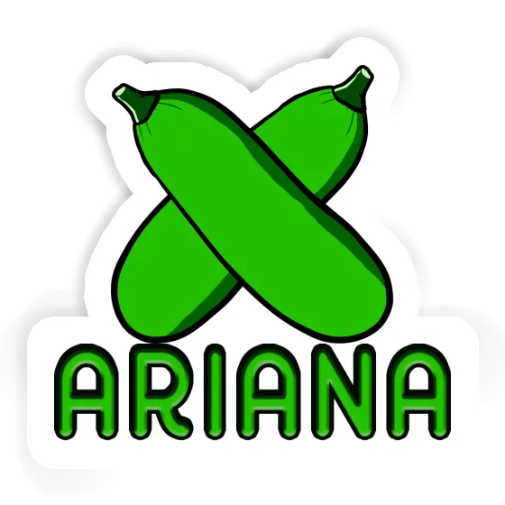 Aufkleber Zucchini Ariana Image
