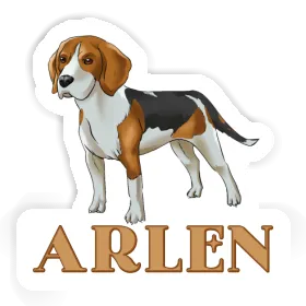 Arlen Autocollant Beagle Image