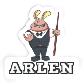 Billardspieler Sticker Arlen Image