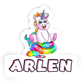 Bébé licorne Autocollant Arlen Image