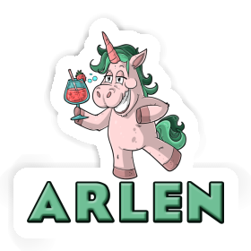 Party-Einhorn Aufkleber Arlen Image