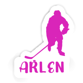 Autocollant Joueuse de hockey Arlen Image