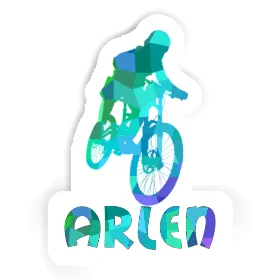 Aufkleber Arlen Freeride Biker Image