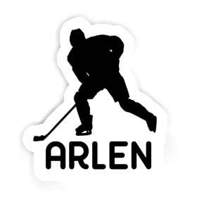 Autocollant Joueur de hockey Arlen Image