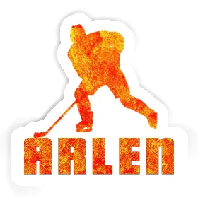 Autocollant Arlen Joueur de hockey Image