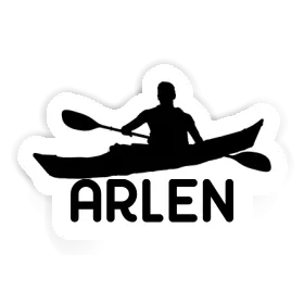 Arlen Autocollant Kayakiste Image