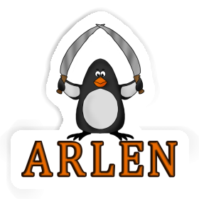 Arlen Autocollant Pingouin de combat Image