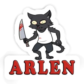 Sticker Psycho-Katze Arlen Image