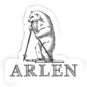 Autocollant Skieur Arlen Image