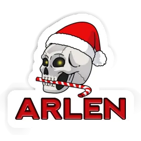 Arlen Autocollant Tête de mort Image