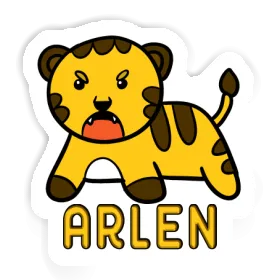 Tigre Autocollant Arlen Image