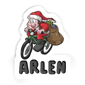 Sticker Fahrradfahrer Arlen Image