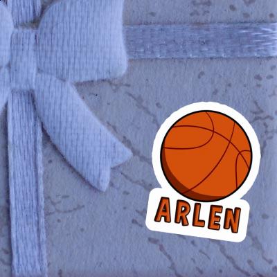 Basketball Ball Sticker Arlen Notebook Image