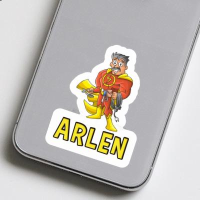 Autocollant Électricien Arlen Laptop Autocollant Électricien Arlen Laptop Image